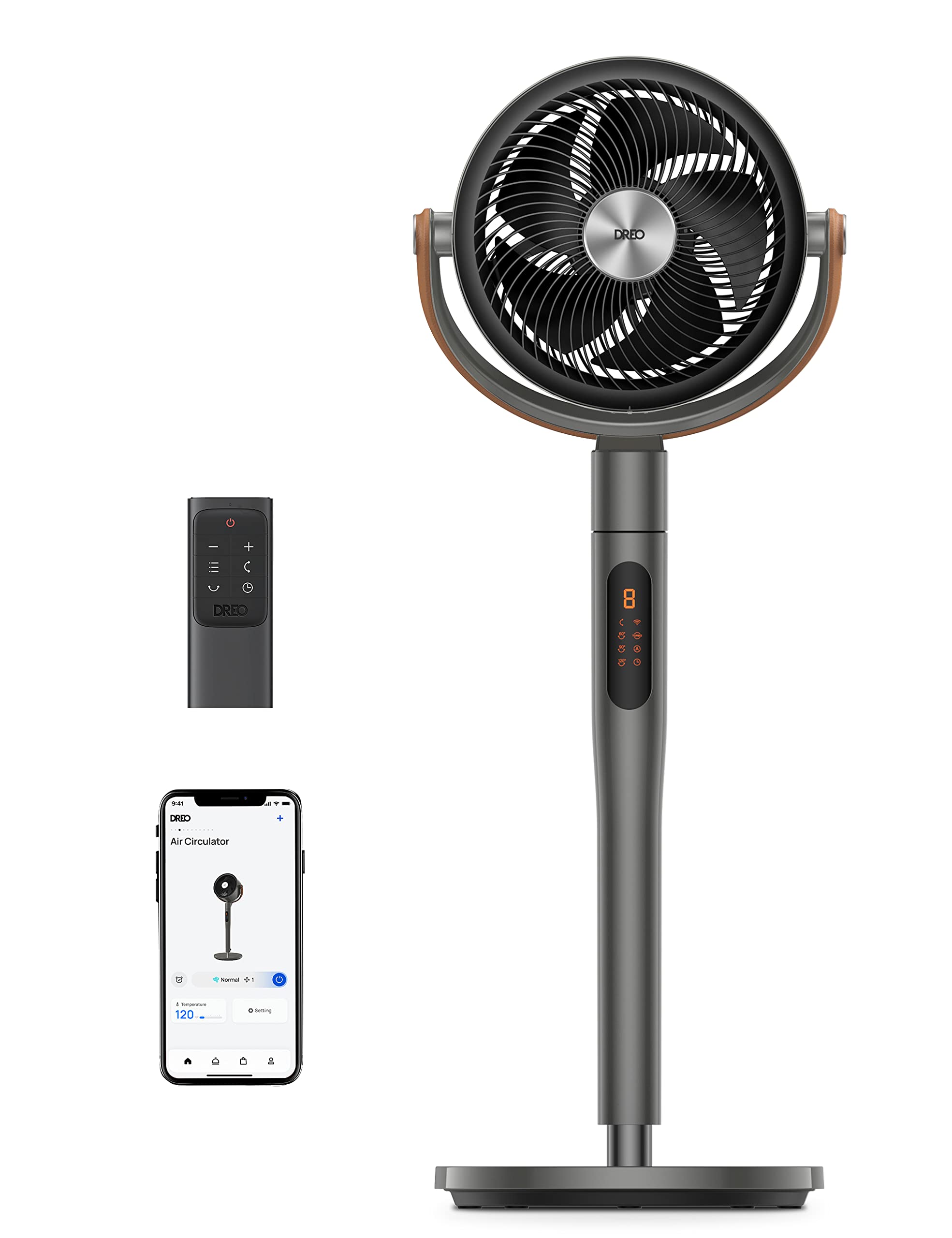 Honeywell TurboForce Air Circulator, Small Tabletop Fan, Quiet Personal Fan for Home or Office, 3 Speeds, 90 Degree Pivoting Head, Black, HT900 - Electric Household Fans