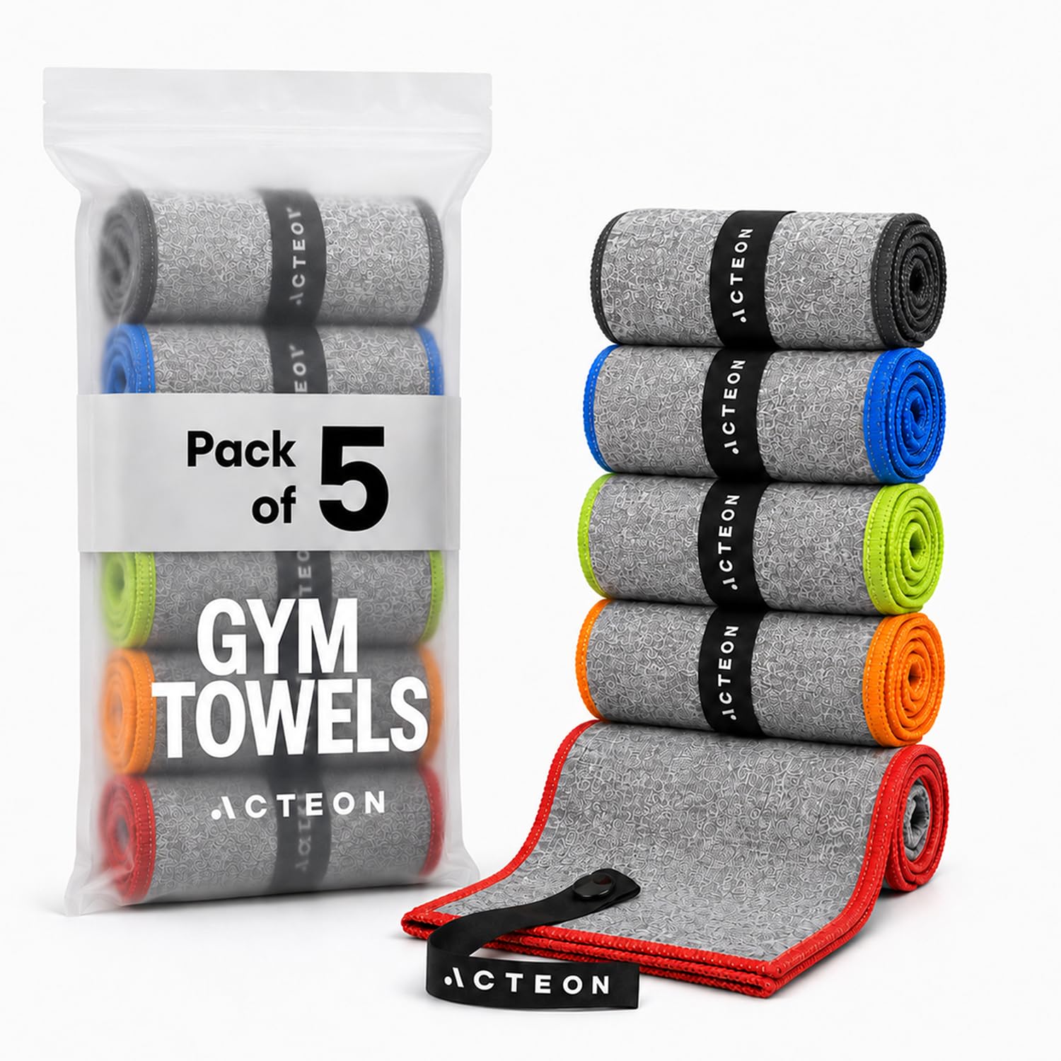 Rainleaf Microfiber Towel Perfect Travel & Gym & Camping Towel. Quick Dry - Super Absorbent - Ultra Compact - Lightweight. Suitable for Trip, Beach, Shower, Backpacking, Pool