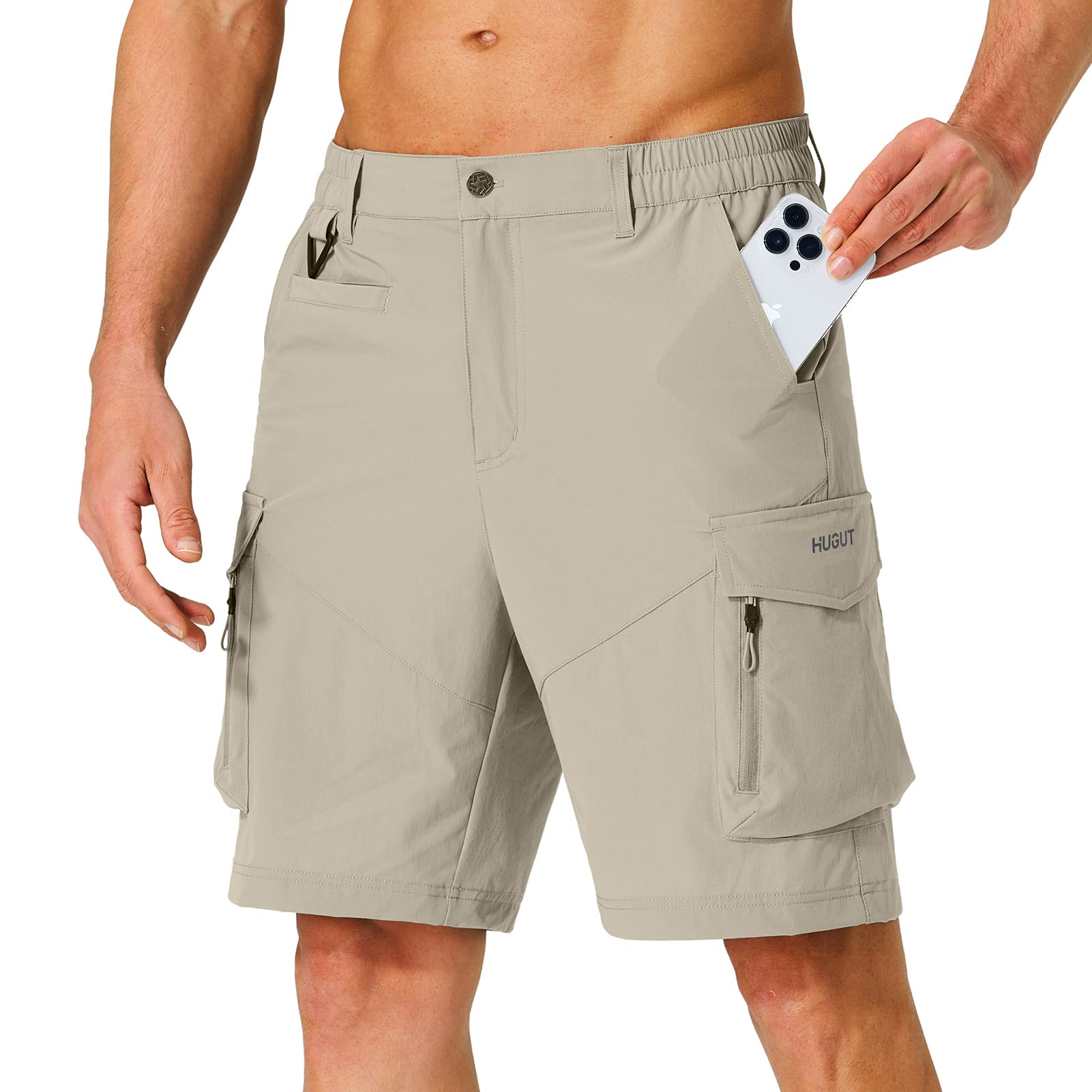 Classic Cargo Stretch Short, Grain Twill, 36: Clothing, Shoes & Jewelry