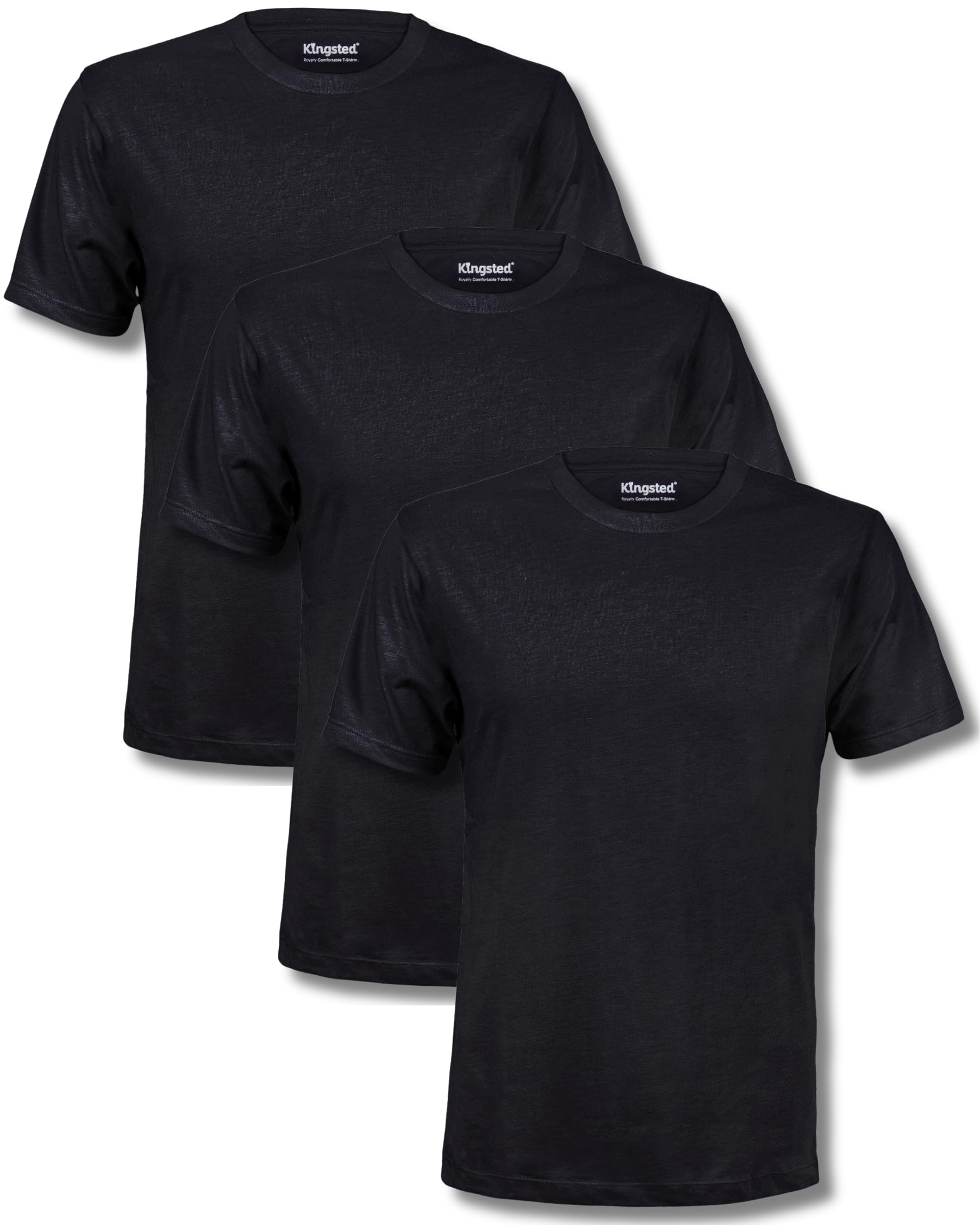 Gildan Men's Crew T-Shirts, Multipack, Style G1100, Black (6-Pack), X-Large |