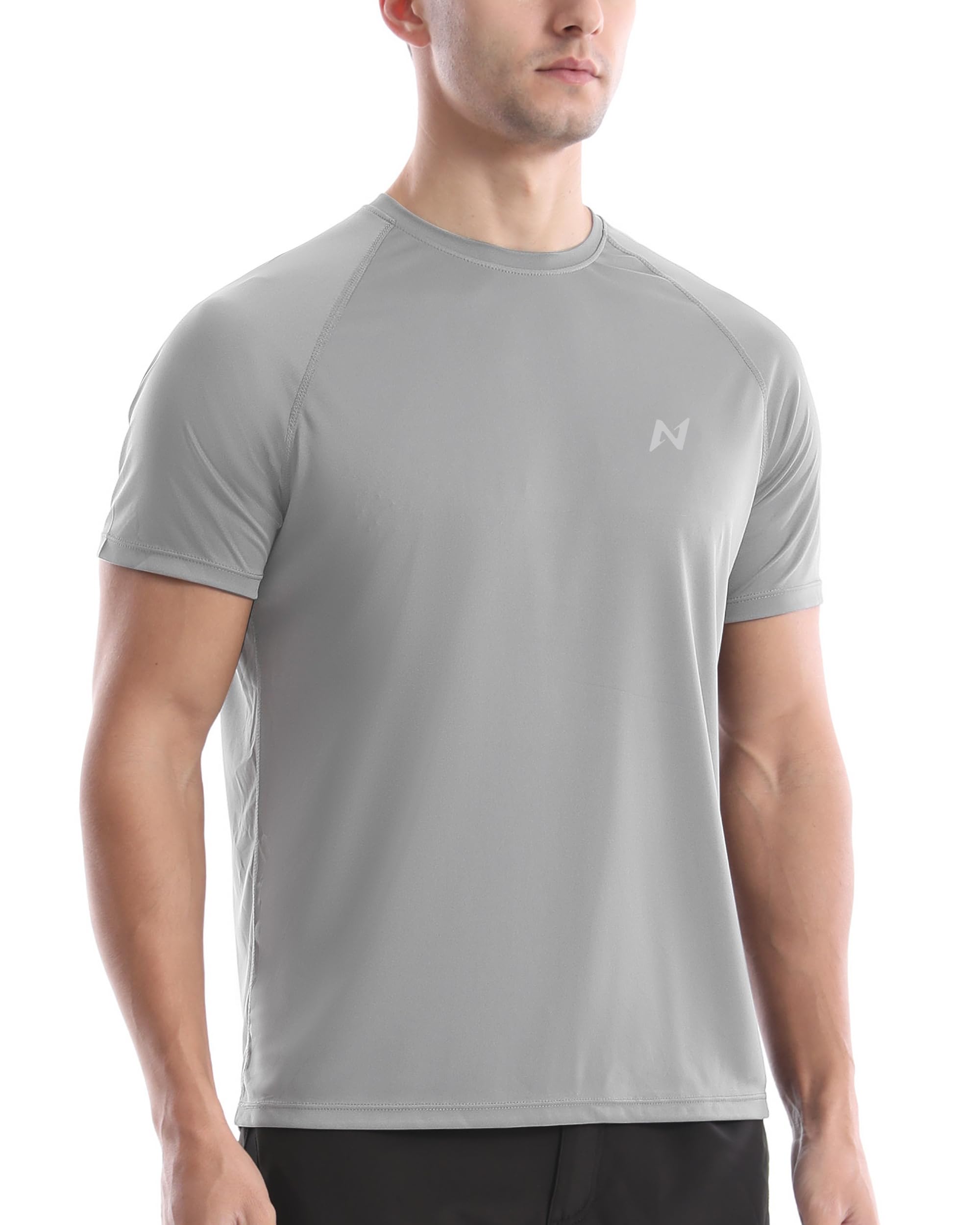 Roadbox Mens UPF 50+ UV Sun Protection Shirts Outdoor Long Sleeve SPF Rash Guard for Fishing Hiking Swimming Running