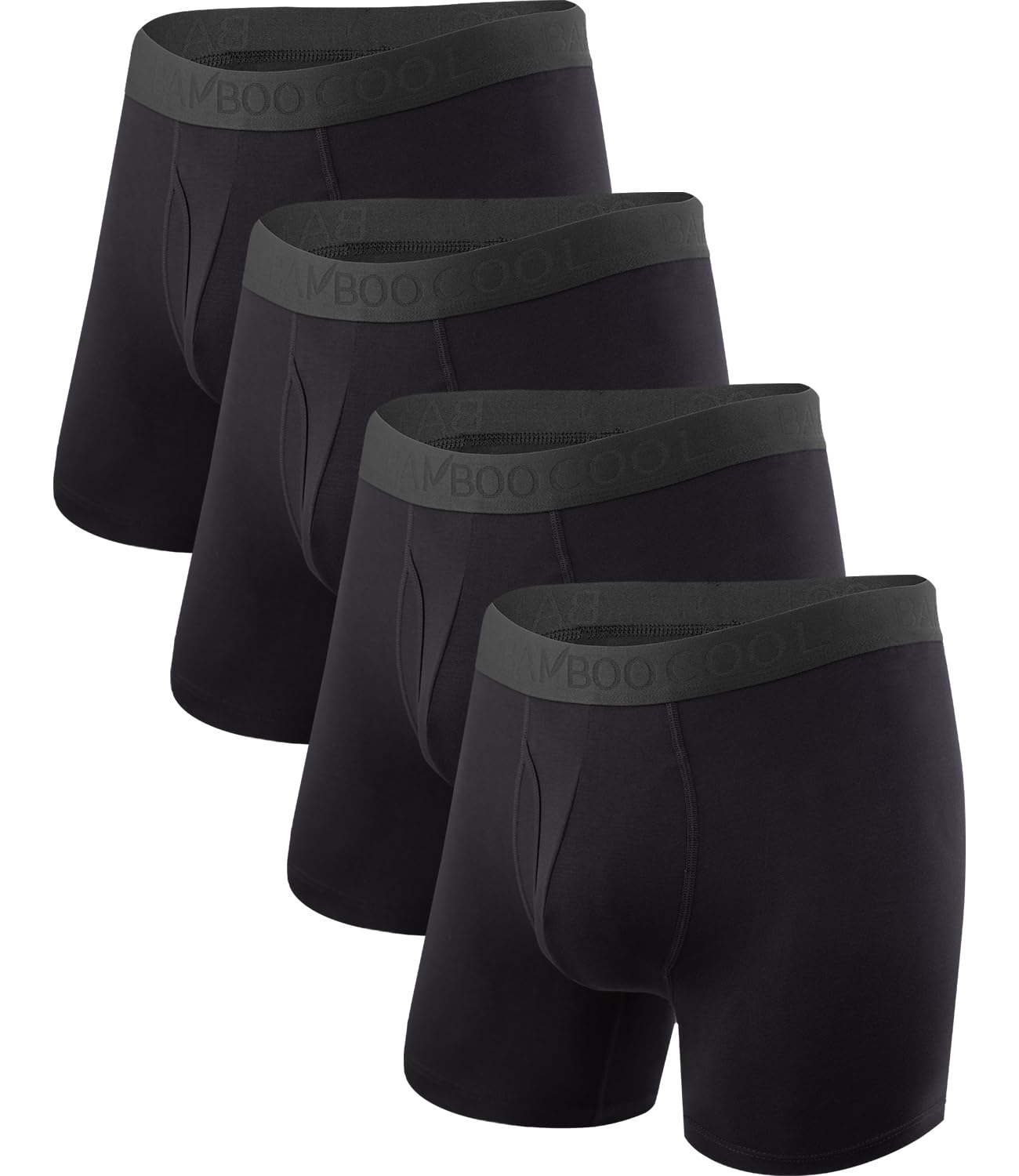 Hanes Men's Boxer Soft Breathable Cotton ComfortFlex Waistband, Multipack Brief Underwear, 6 Pack - Black/Gray, Large at Amazon Men’s Clothing store