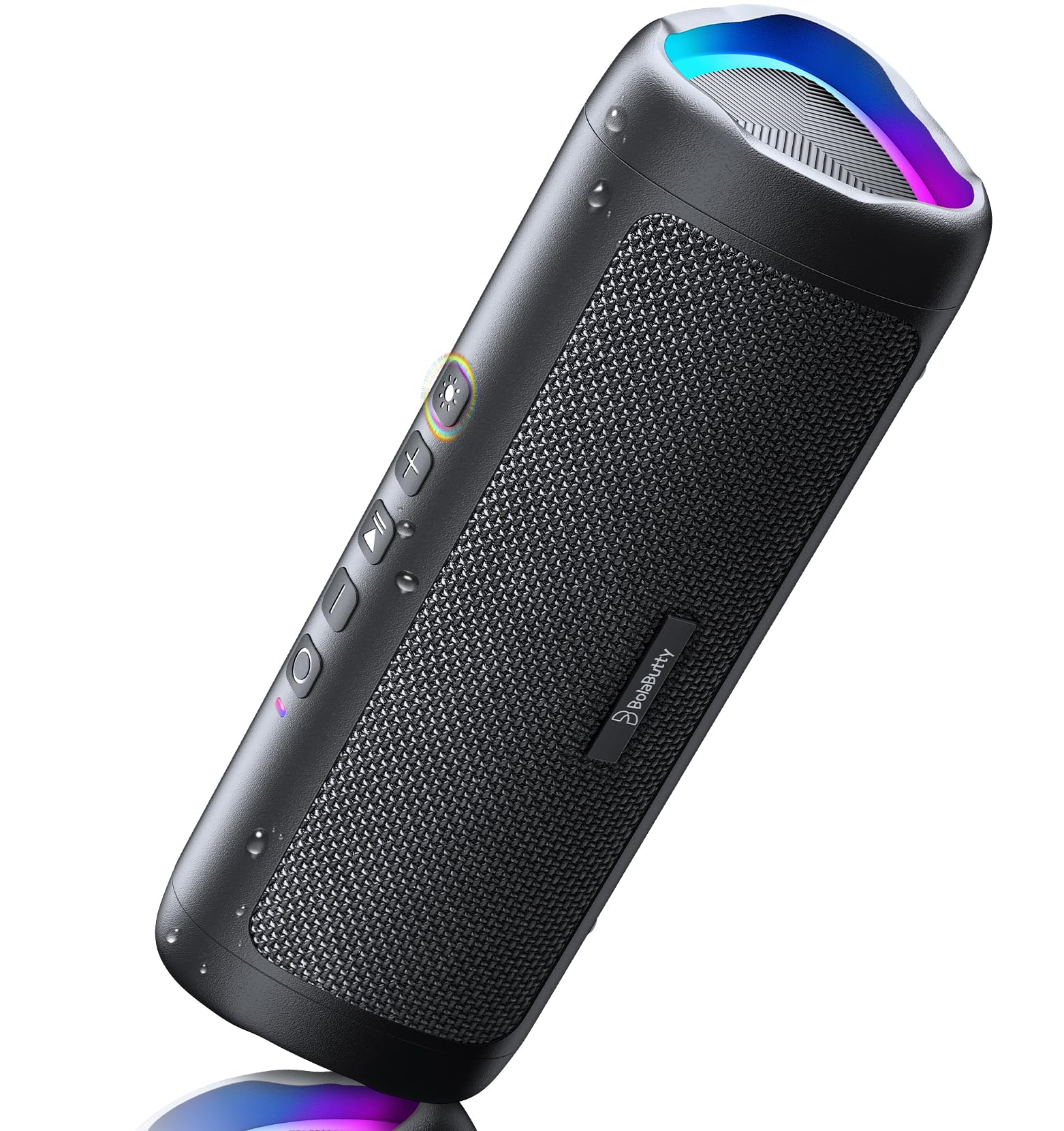 Ortizan Portable Bluetooth Speaker (1st Gen), IPX7 Waterproof, Wireless, Big Sound and Deep Bass, TWS Pairing, 30Hrs of Playtime, for Home/Party/Outdoor/Beach, Birthday Gifts for Men Women - Black