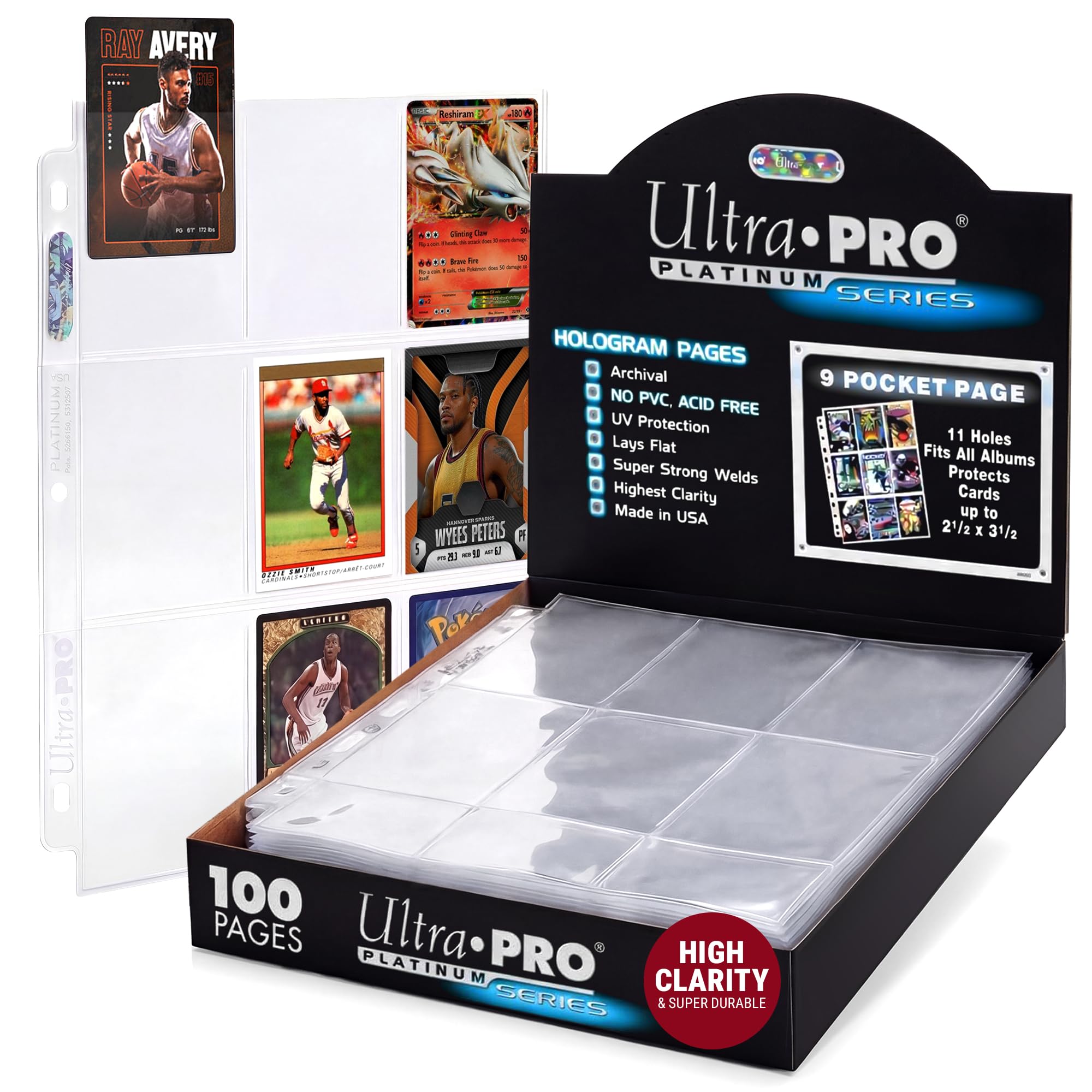 400 Pack Card Sleeves Hard Plastic, Arjiekwei 3"X4" Baseball Cards Protectors Plastic, Premium Card Holder for Trading Sports Baseball Football Game Cards (200 Rigid + 200 Clear)