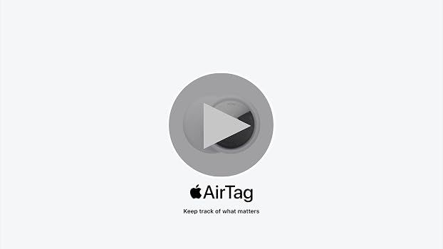 Apple AirTag (2nd Generation): Tracker for Keychain, Wallet, and More; Locator with Sound; Simple One-Tap Setup with iPhone or iPad; Key Finder with up to 1.5X Precision Finding Range